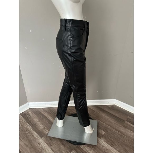 VERONICA BEARD MAERA SKINNY JEAN High-Rise Stretch Vegan Leather SIZE 32 $298 - Picture 9 of 12